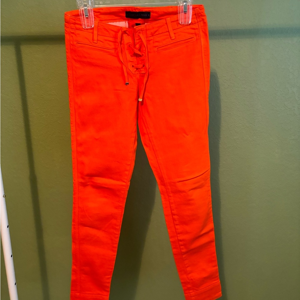 Juicy Couture skinny orange Jean size 25